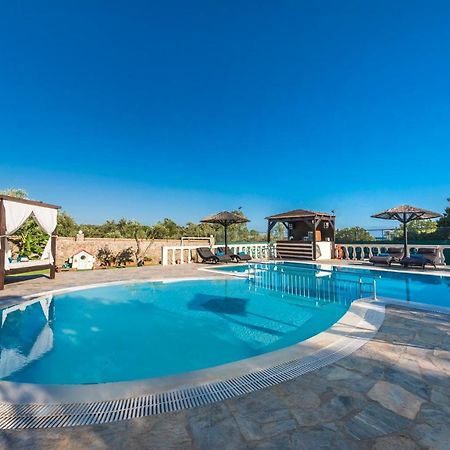 Villa Maxim With Private Pool & Tennis Court Halikounas Eksteriør billede